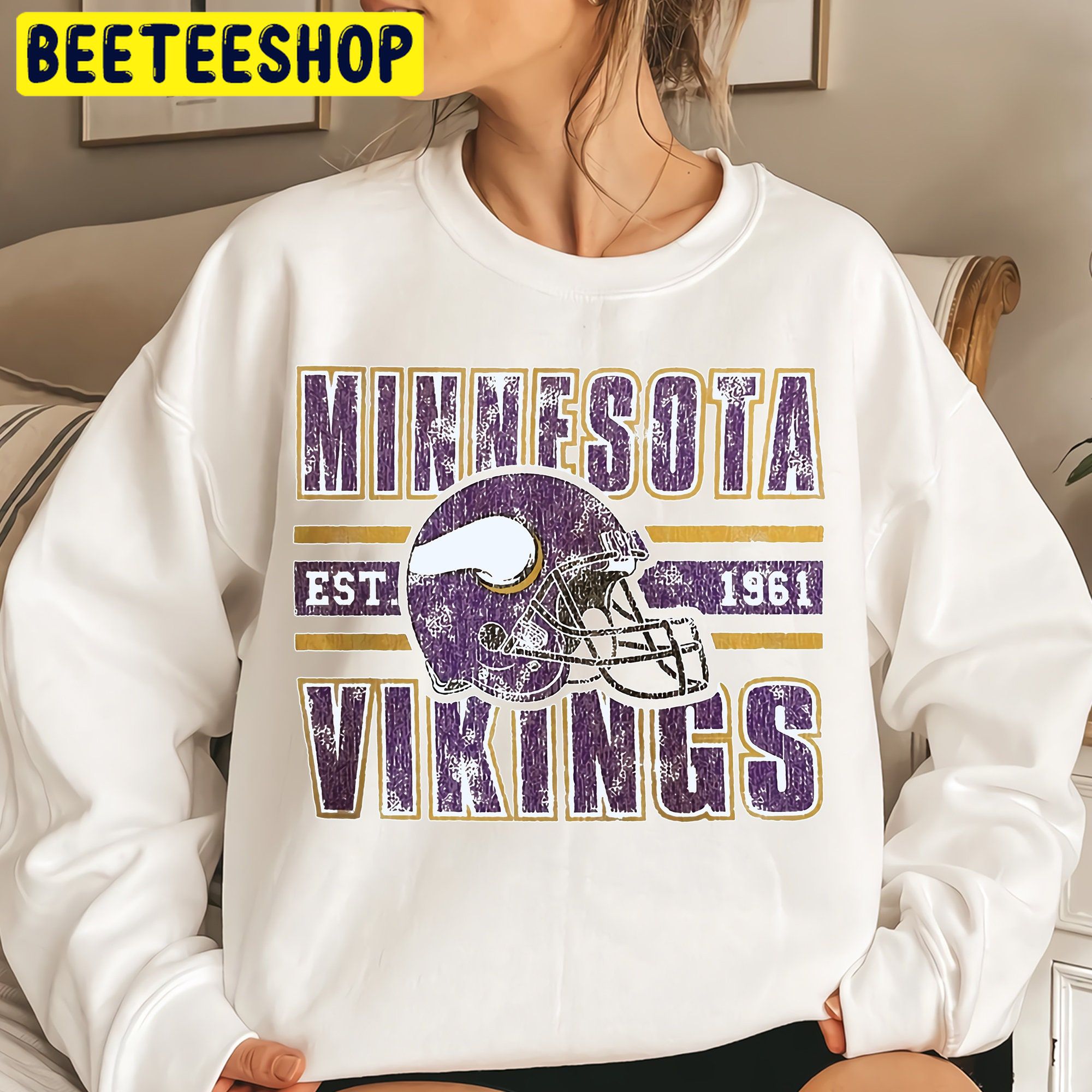 Minnesota Football The Vikes Vintage Football Trending Unisex Shirt Minnesota Football The Vikes Vintage Football Trending Unisex Shirt