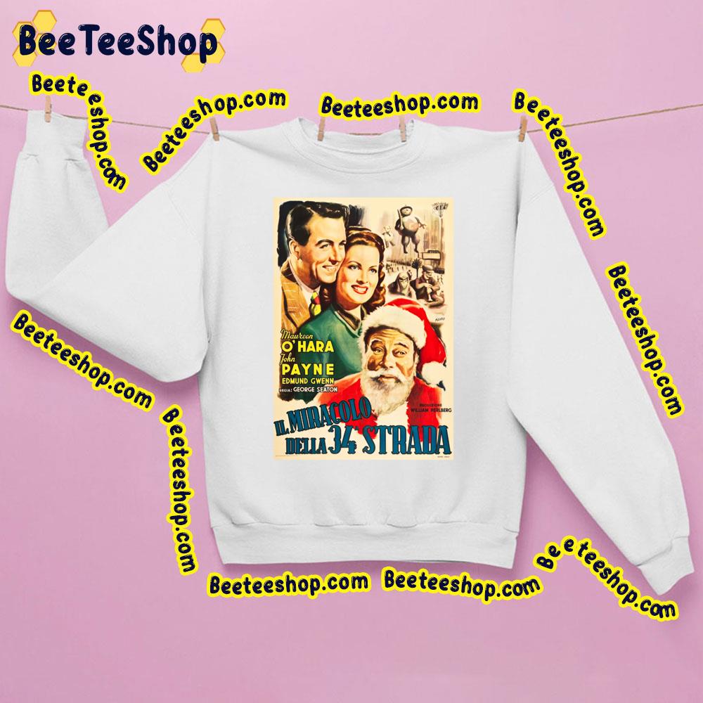 Miracle On 34th Street Christmas Movie 1947 Unisex Shirt Miracle On 34th Street Christmas Movie 1947 Unisex Shirt