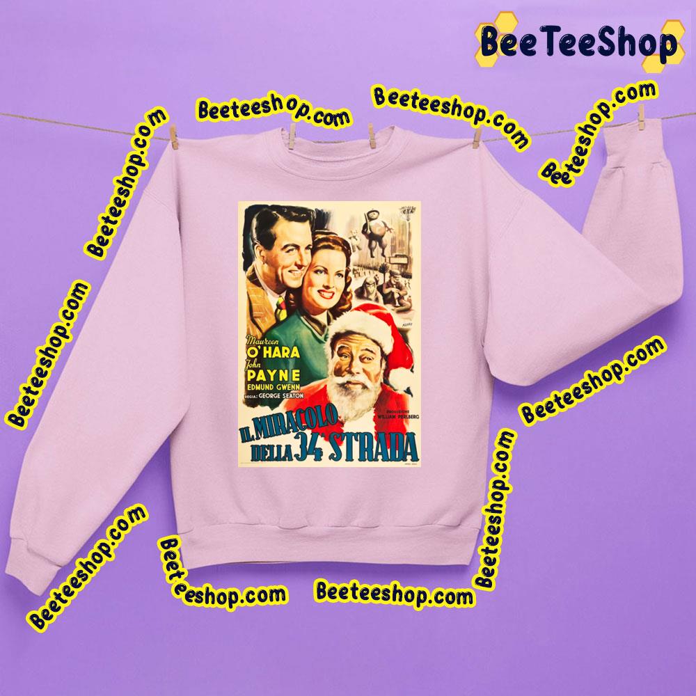 Miracle On 34th Street Christmas Movie 1947 Unisex Shirt Miracle On 34th Street Christmas Movie 1947 Unisex Shirt