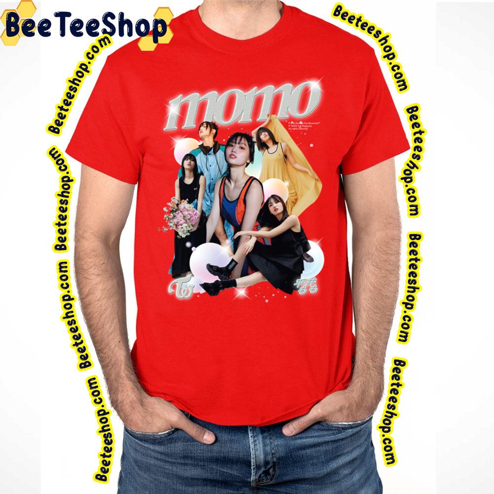 Momo X W Korea Vintage Retro Art Trending Unisex T-Shirt Momo X W Korea Vintage Retro Art Trending Unisex T-Shirt