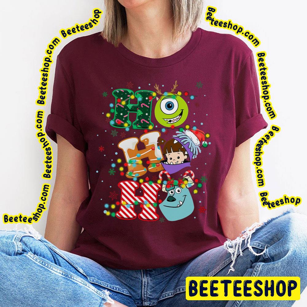 Monsters University Mike Sulley Boo Ho Ho Ho Xmas Light Christmas Trending Unisex T-Shirt Monsters University Mike Sulley Boo Ho Ho Ho Xmas Light Christmas Trending Unisex T-Shirt