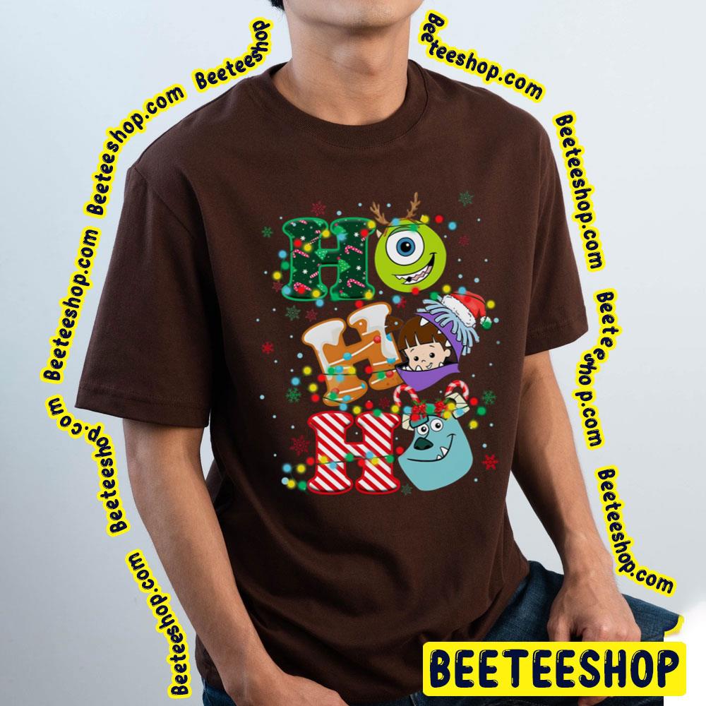 Monsters University Mike Sulley Boo Ho Ho Ho Xmas Light Christmas Trending Unisex T-Shirt Monsters University Mike Sulley Boo Ho Ho Ho Xmas Light Christmas Trending Unisex T-Shirt