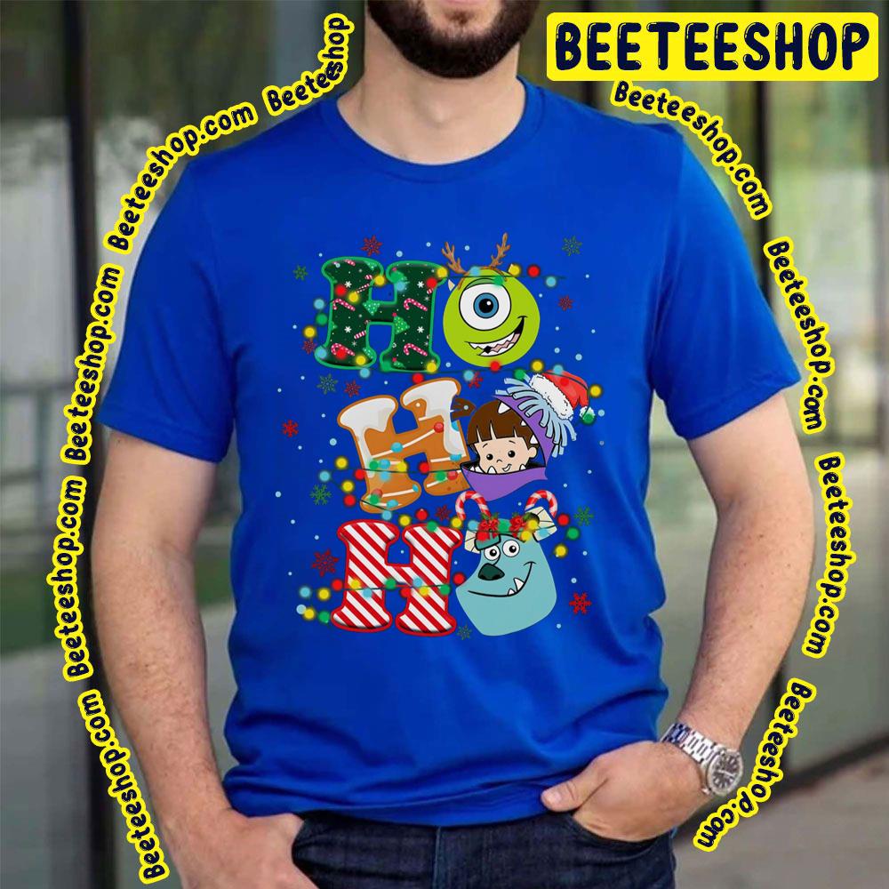 Monsters University Mike Sulley Boo Ho Ho Ho Xmas Light Christmas Trending Unisex T-Shirt Monsters University Mike Sulley Boo Ho Ho Ho Xmas Light Christmas Trending Unisex T-Shirt