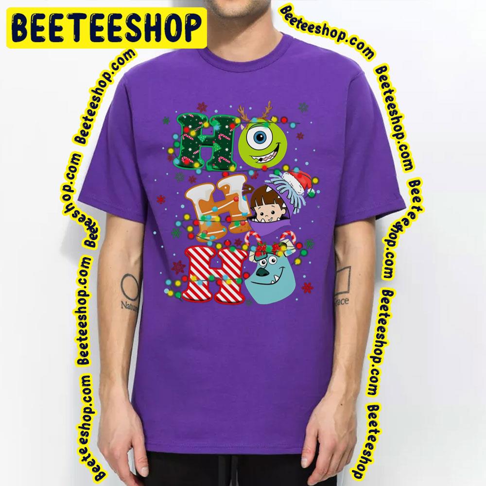 Monsters University Mike Sulley Boo Ho Ho Ho Xmas Light Christmas Trending Unisex T-Shirt Monsters University Mike Sulley Boo Ho Ho Ho Xmas Light Christmas Trending Unisex T-Shirt