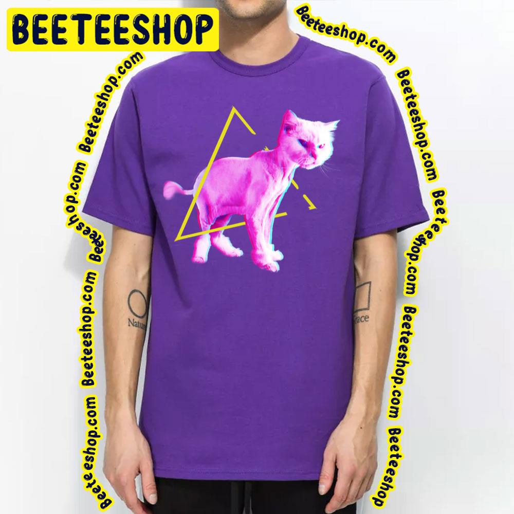 Neon Color Cat Trending Unisex T-Shirt Neon Color Cat Trending Unisex T-Shirt