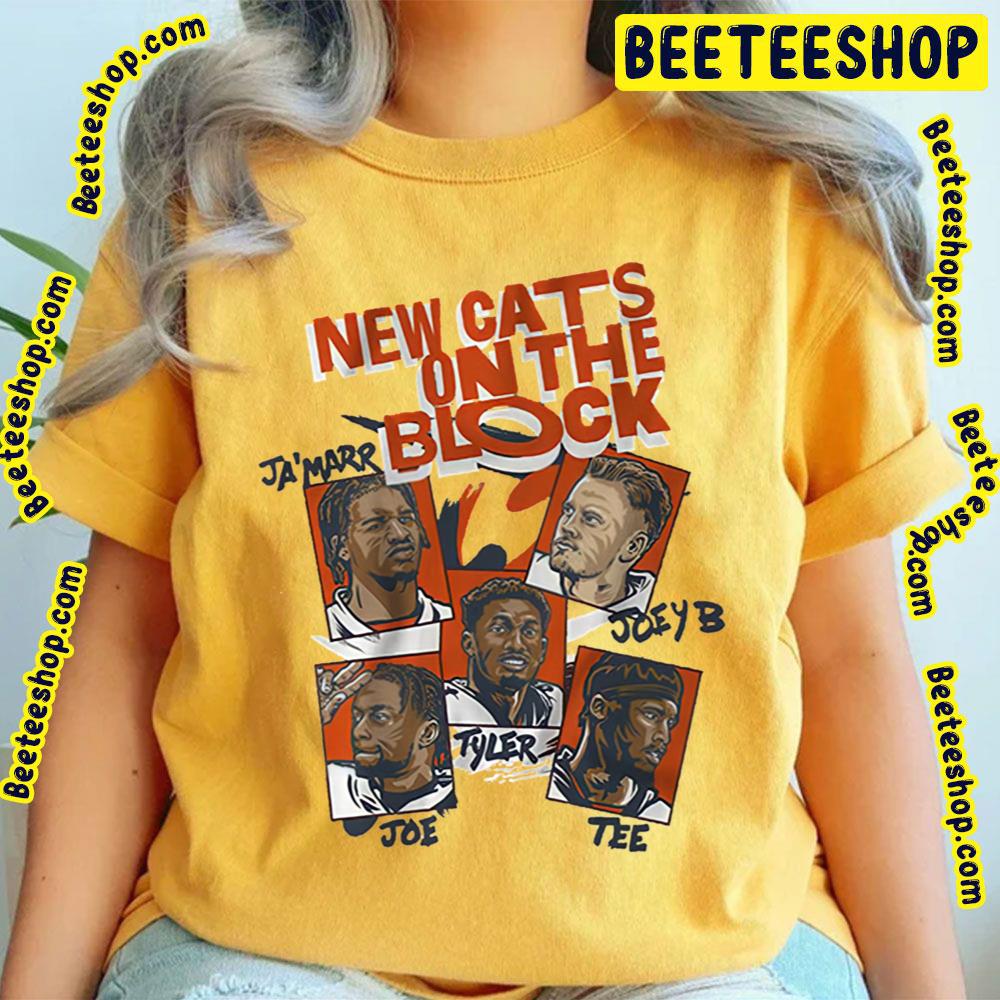 New Cats On The Block Vintage Funny Art Football Trending Unisex T-Shirt New Cats On The Block Vintage Funny Art Football Trending Unisex T-Shirt