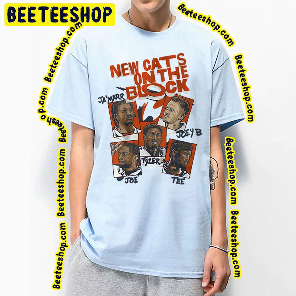 New Cats On The Block Vintage Funny Art Football Trending Unisex T-Shirt New Cats On The Block Vintage Funny Art Football Trending Unisex T-Shirt