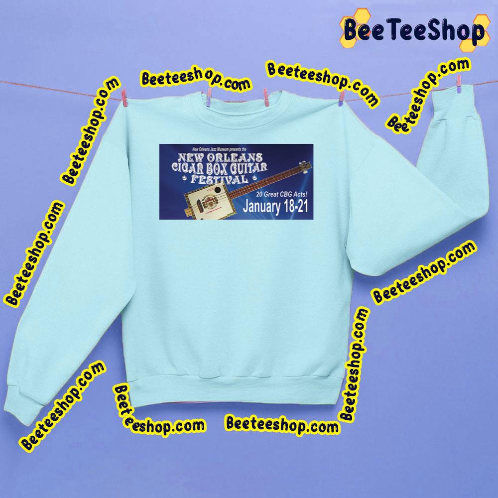 New Orleans Cigar Box Guitar 2023 Trending Unisex Sweatshirt New Orleans Cigar Box Guitar 2023 Trending Unisex Sweatshirt