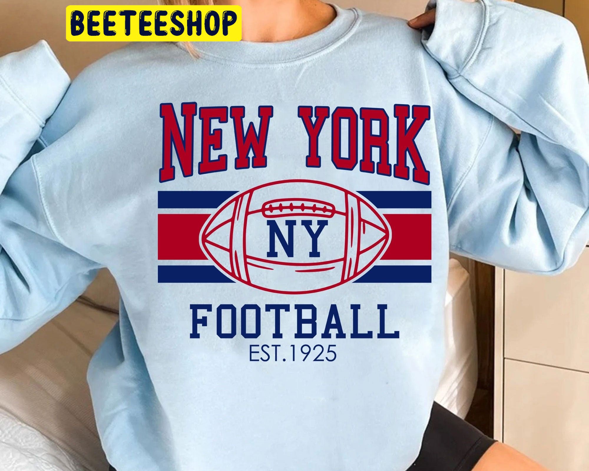 New York Football Vintage Style Crewneck Fan Game Day Trending Unisex Shirt New York Football Vintage Style Crewneck Fan Game Day Trending Unisex Shirt
