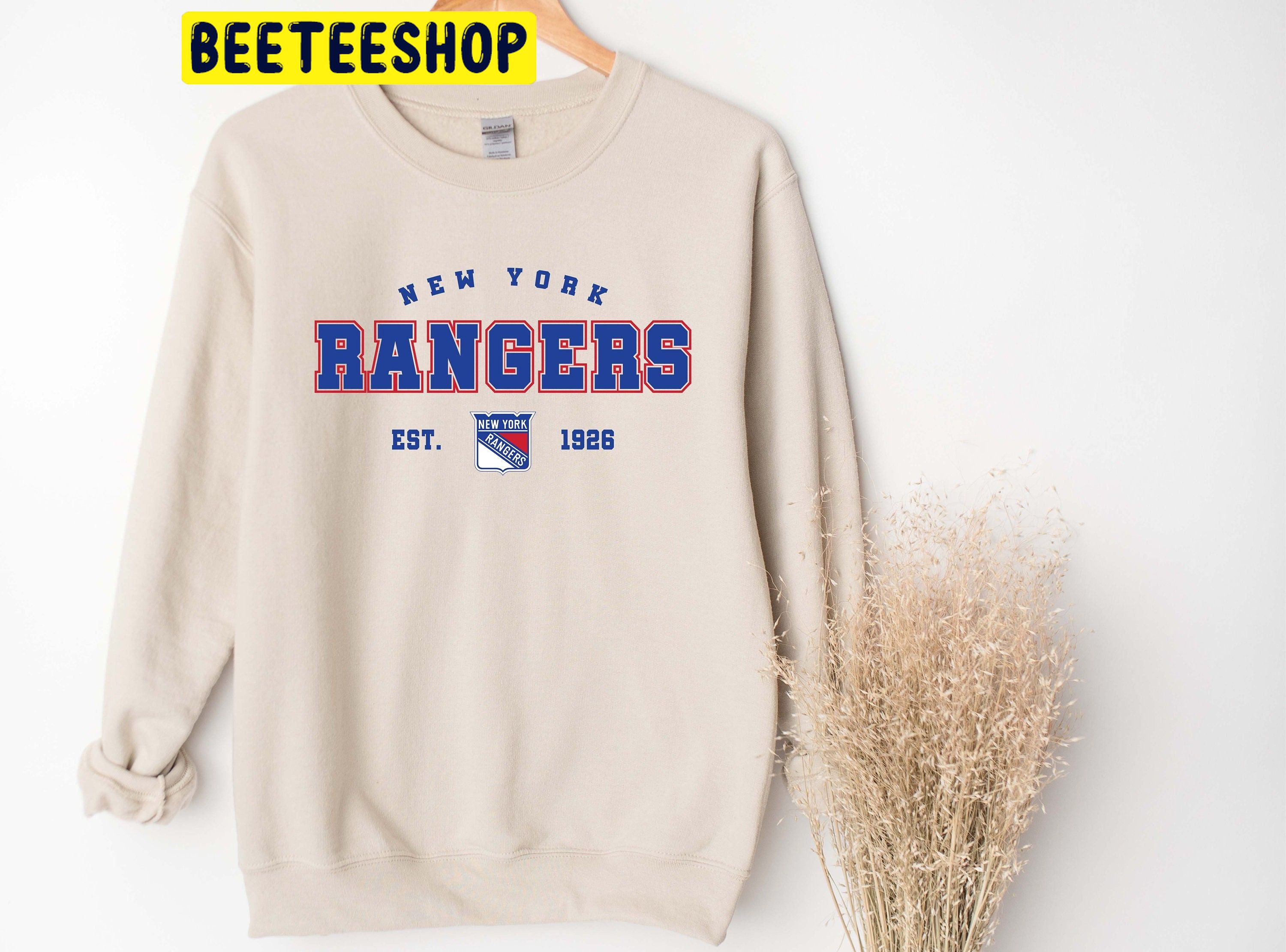 New York Rangers College Vintage Hockey Trending Unisex Shirt