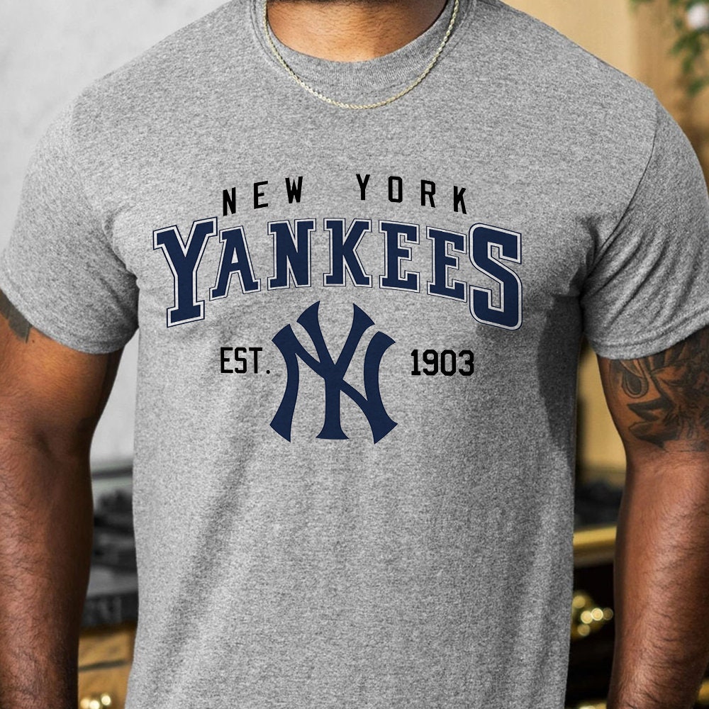 New York Yankees Est 1903 Mlb Vintage Vintage World Series Baseball 2022 Trending Unisex Shirt New York Yankees Est 1903 Mlb Vintage Vintage World Series Baseball 2022 Trending Unisex Shirt