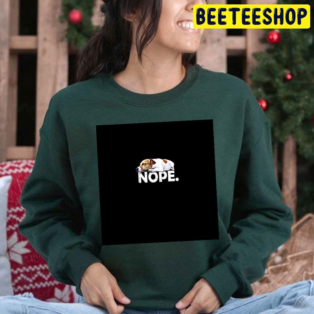 Nope Vintage Retro Art Jack Russell Trending Unisex Hoodie Nope Vintage Retro Art Jack Russell Trending Unisex Hoodie
