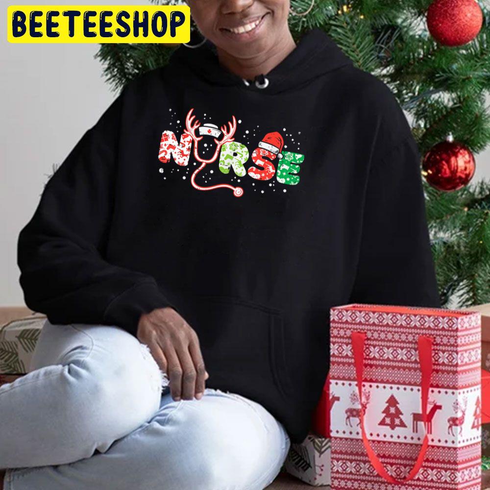 Nurse Merry Christmas Trending Unisex Hoodie Nurse Merry Christmas Trending Unisex Hoodie