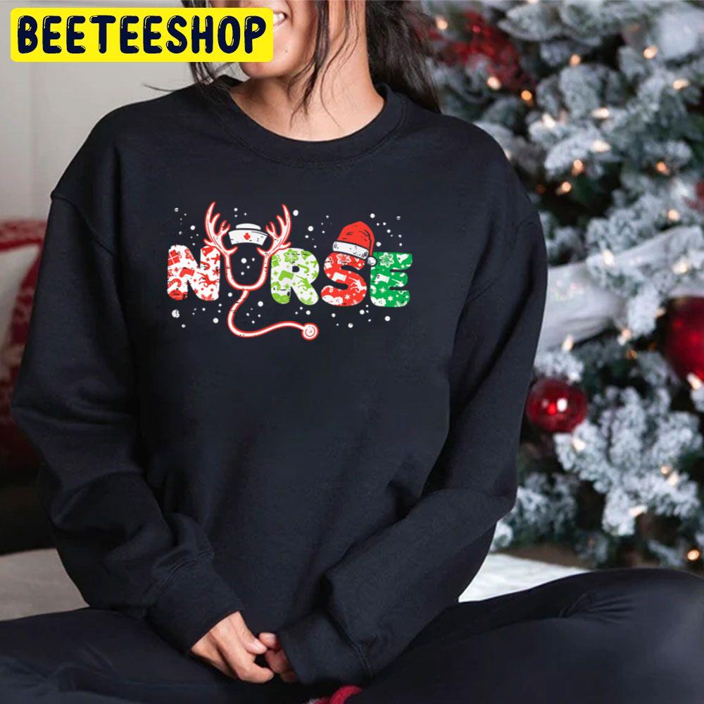 Nurse Merry Christmas Trending Unisex Hoodie Nurse Merry Christmas Trending Unisex Hoodie