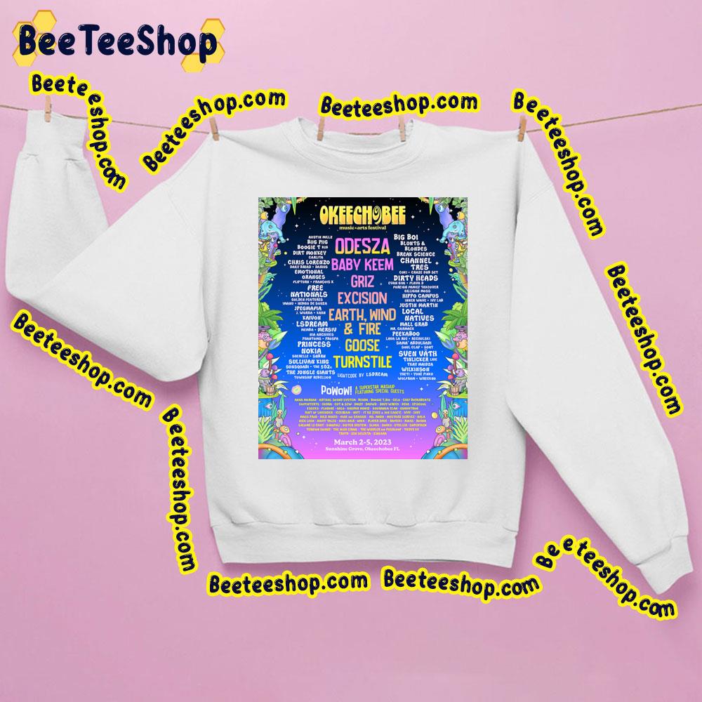 Okeechobee Music Festival 2023 Trending Unisex Sweatshirt Okeechobee Music Festival 2023 Trending Unisex Sweatshirt