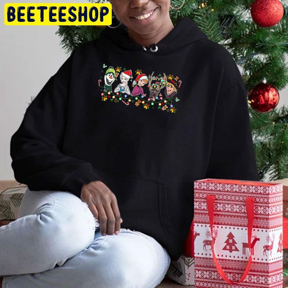 Olaf Elsa Anna Kristoff Frozen Christmas Trending Unisex Hoodie Olaf Elsa Anna Kristoff Frozen Christmas Trending Unisex Hoodie