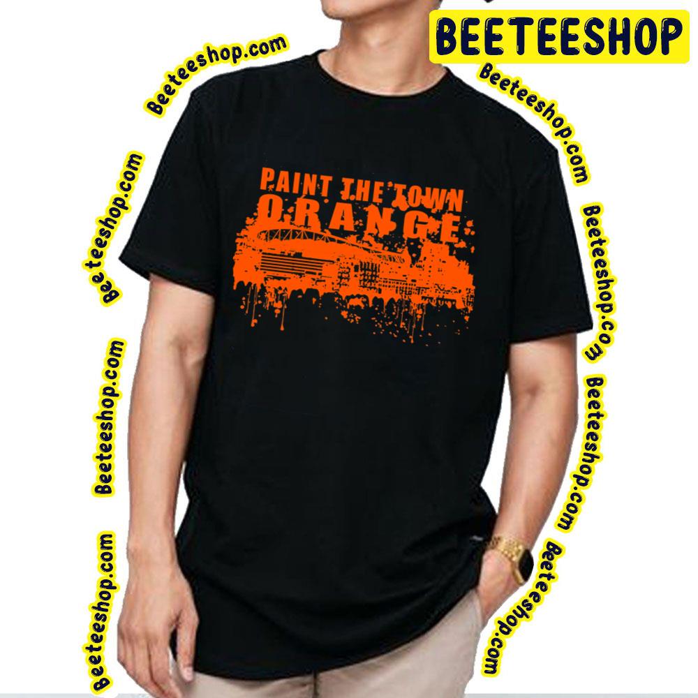 Paint The Town Orange Vintage Logo Beautiful Basketball Trending Unisex T-Shirt Paint The Town Orange Vintage Logo Beautiful Basketball Trending Unisex T-Shirt