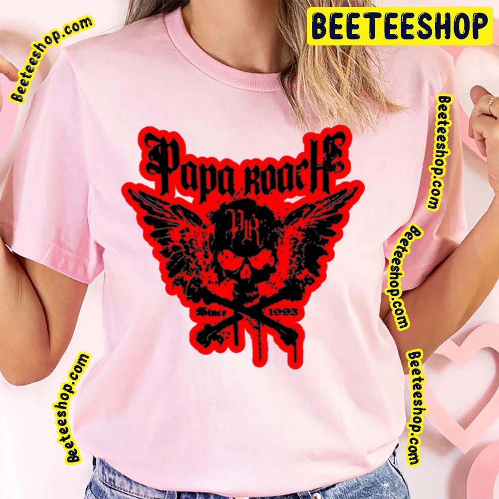 Papa Roach Black And Red Art Trending Unisex T-Shirt Papa Roach Black And Red Art Trending Unisex T-Shirt