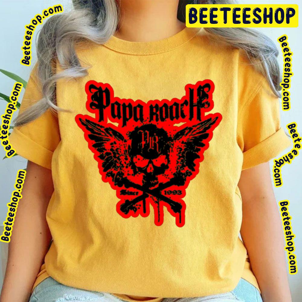 Papa Roach Black And Red Art Trending Unisex T-Shirt Papa Roach Black And Red Art Trending Unisex T-Shirt