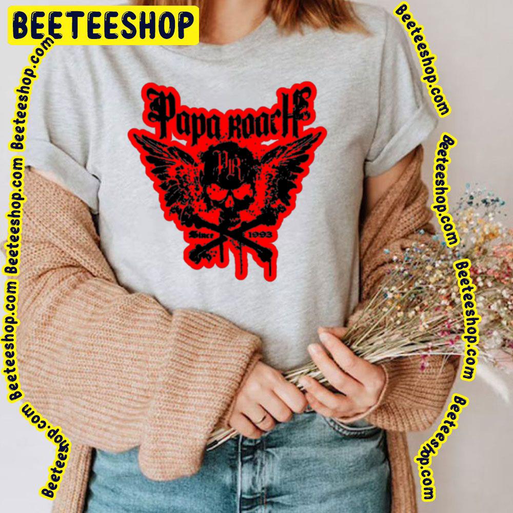 Papa Roach Black And Red Art Trending Unisex T-Shirt Papa Roach Black And Red Art Trending Unisex T-Shirt