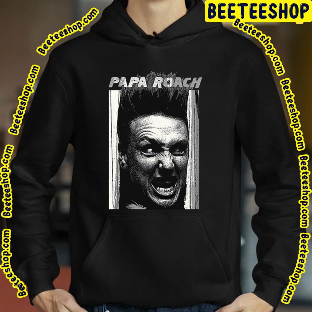 Papa Roach Black And White Art Trending Unisex Sweatshirt Papa Roach Black And White Art Trending Unisex Sweatshirt