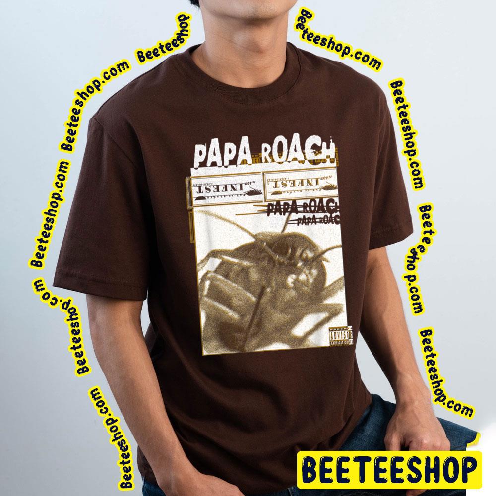 Papa Roach Official Merchandise Infest Photo Trending Unisex T-Shirt Papa Roach Official Merchandise Infest Photo Trending Unisex T-Shirt