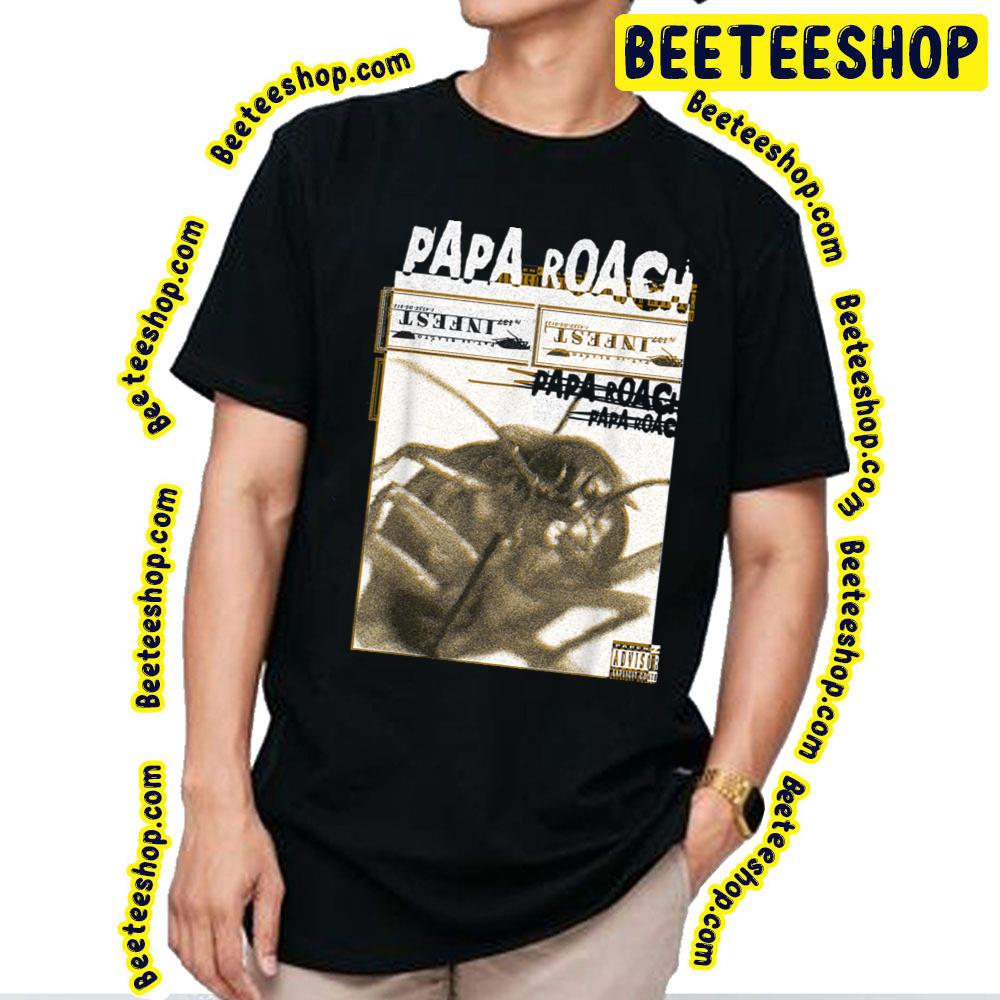 Papa Roach Official Merchandise Infest Photo Trending Unisex T-Shirt Papa Roach Official Merchandise Infest Photo Trending Unisex T-Shirt
