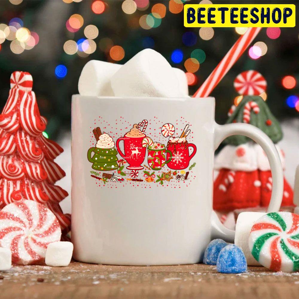 Peppermint Iced Latte Christmas Candy Cane Trending Unisex Hoodie Peppermint Iced Latte Christmas Candy Cane Trending Unisex Hoodie