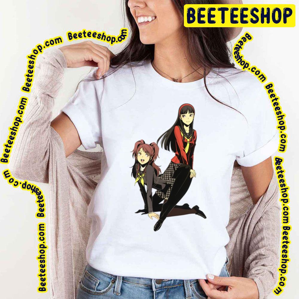 Persona 4 Golden Rise And Yukiko Trending Unisex T-Shirt Persona 4 Golden Rise And Yukiko Trending Unisex T-Shirt
