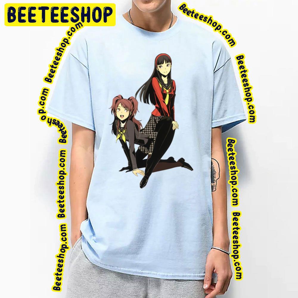 Persona 4 Golden Rise And Yukiko Trending Unisex T-Shirt Persona 4 Golden Rise And Yukiko Trending Unisex T-Shirt