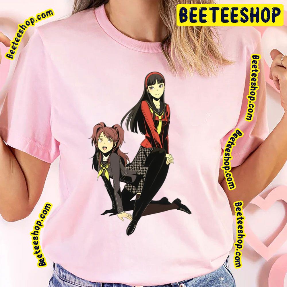 Persona 4 Golden Rise And Yukiko Trending Unisex T-Shirt Persona 4 Golden Rise And Yukiko Trending Unisex T-Shirt