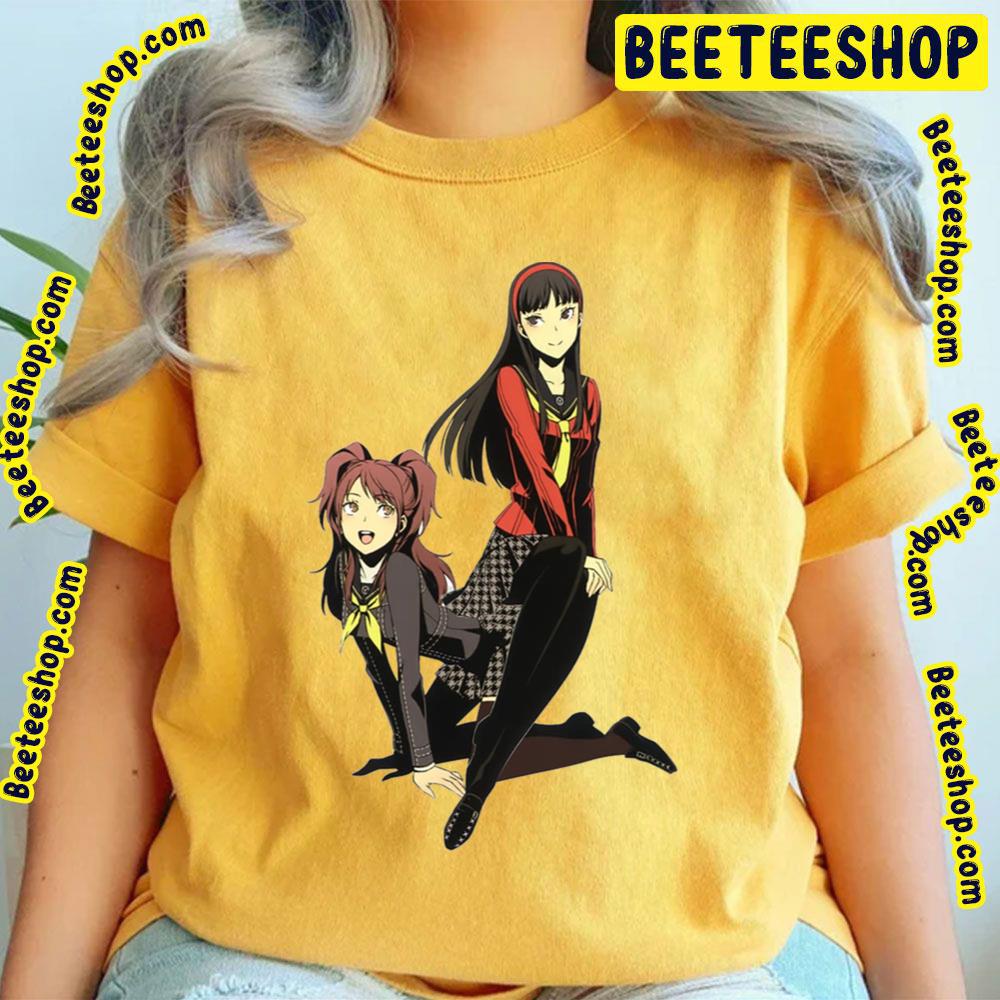 Persona 4 Golden Rise And Yukiko Trending Unisex T-Shirt Persona 4 Golden Rise And Yukiko Trending Unisex T-Shirt