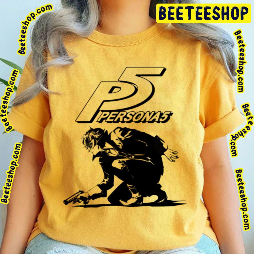 Persona 5 Black And White Trending Unisex T-Shirt Persona 5 Black And White Trending Unisex T-Shirt
