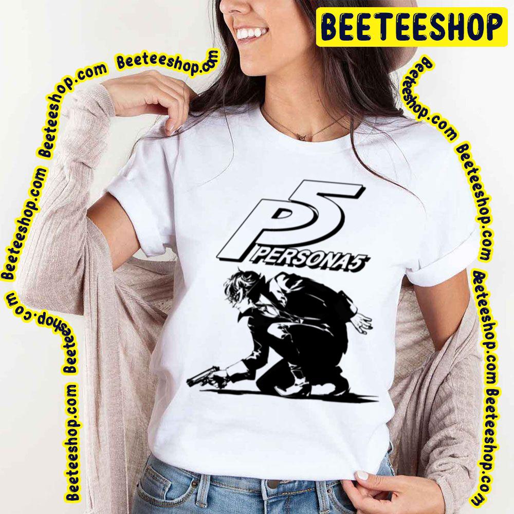 Persona 5 Black And White Trending Unisex T-Shirt Persona 5 Black And White Trending Unisex T-Shirt