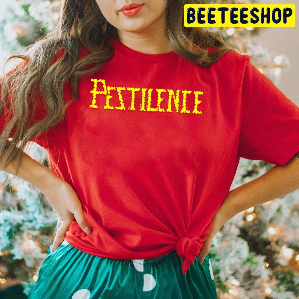 Pestilence Logo Font Funny Vintage Art Trending Unisex Hoodie Pestilence Logo Font Funny Vintage Art Trending Unisex Hoodie