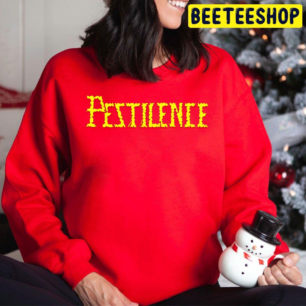 Pestilence Logo Font Funny Vintage Art Trending Unisex Hoodie Pestilence Logo Font Funny Vintage Art Trending Unisex Hoodie