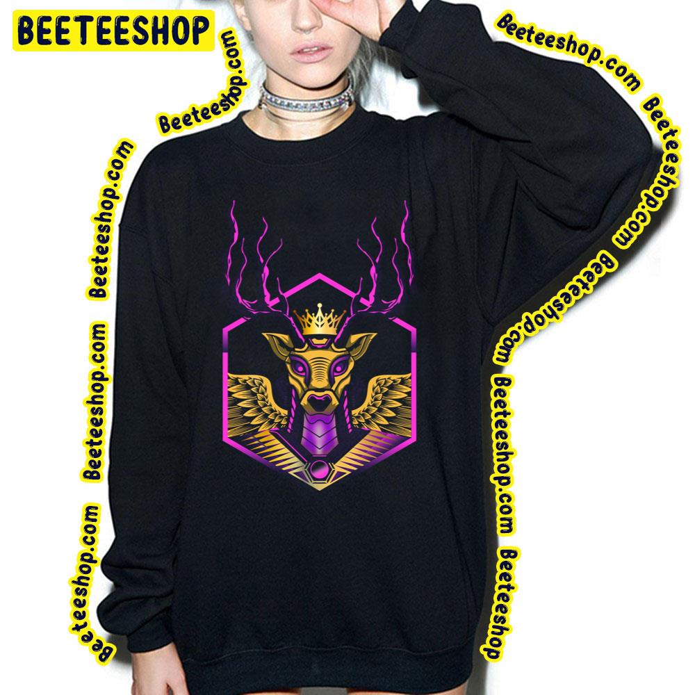Pharaoh Deer King Cool Logo Graphic Art Trending Unisex Sweatshirt Pharaoh Deer King Cool Logo Graphic Art Trending Unisex Sweatshirt