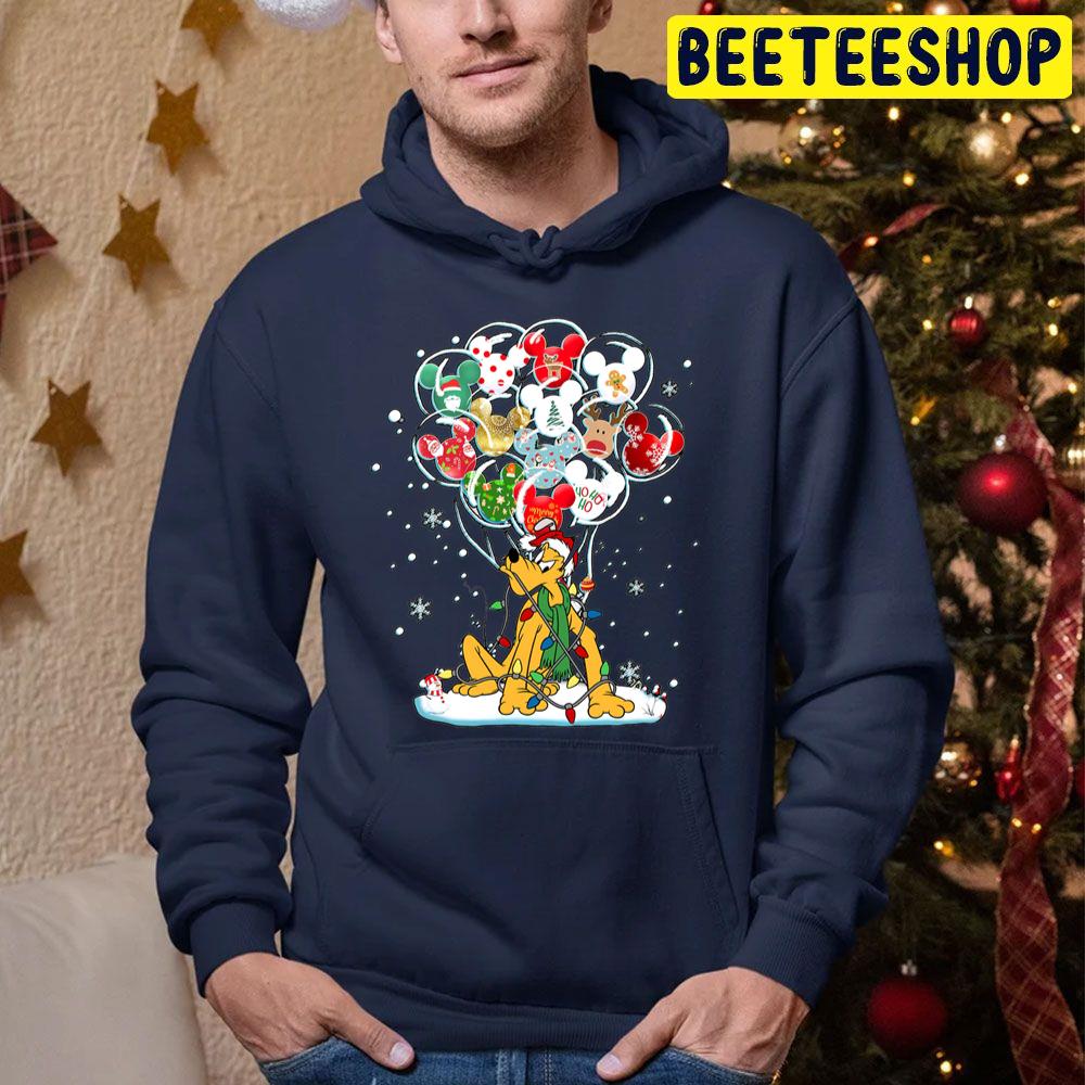 Pluto Disney Christmas Light Trending Unisex Hoodie Pluto Disney Christmas Light Trending Unisex Hoodie
