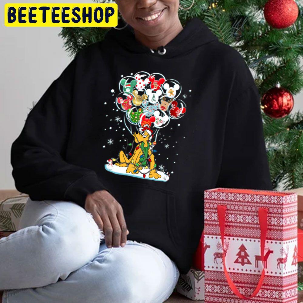 Pluto Disney Christmas Light Trending Unisex Hoodie Pluto Disney Christmas Light Trending Unisex Hoodie