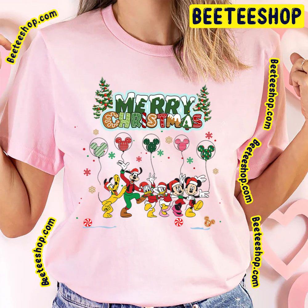 Pluto Goofy Donald Daisy Minnie Mickey Disney Merry Christmas Trending Unisex T-Shirt Pluto Goofy Donald Daisy Minnie Mickey Disney Merry Christmas Trending Unisex T-Shirt