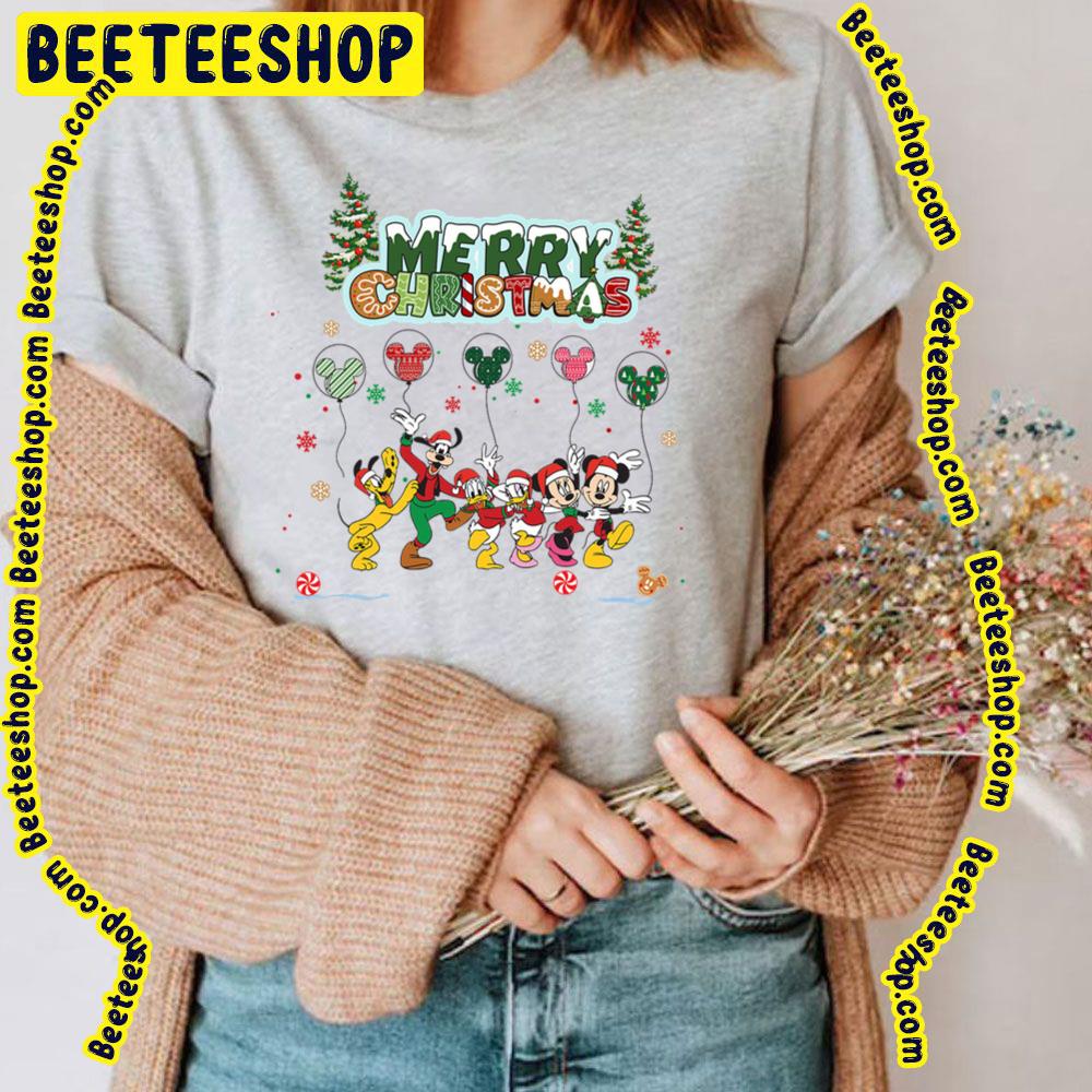 Pluto Goofy Donald Daisy Minnie Mickey Disney Merry Christmas Trending Unisex T-Shirt Pluto Goofy Donald Daisy Minnie Mickey Disney Merry Christmas Trending Unisex T-Shirt