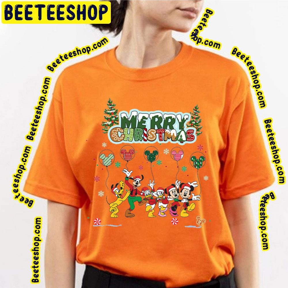 Pluto Goofy Donald Daisy Minnie Mickey Disney Merry Christmas Trending Unisex T-Shirt Pluto Goofy Donald Daisy Minnie Mickey Disney Merry Christmas Trending Unisex T-Shirt