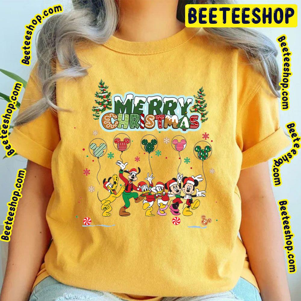 Pluto Goofy Donald Daisy Minnie Mickey Disney Merry Christmas Trending Unisex T-Shirt Pluto Goofy Donald Daisy Minnie Mickey Disney Merry Christmas Trending Unisex T-Shirt