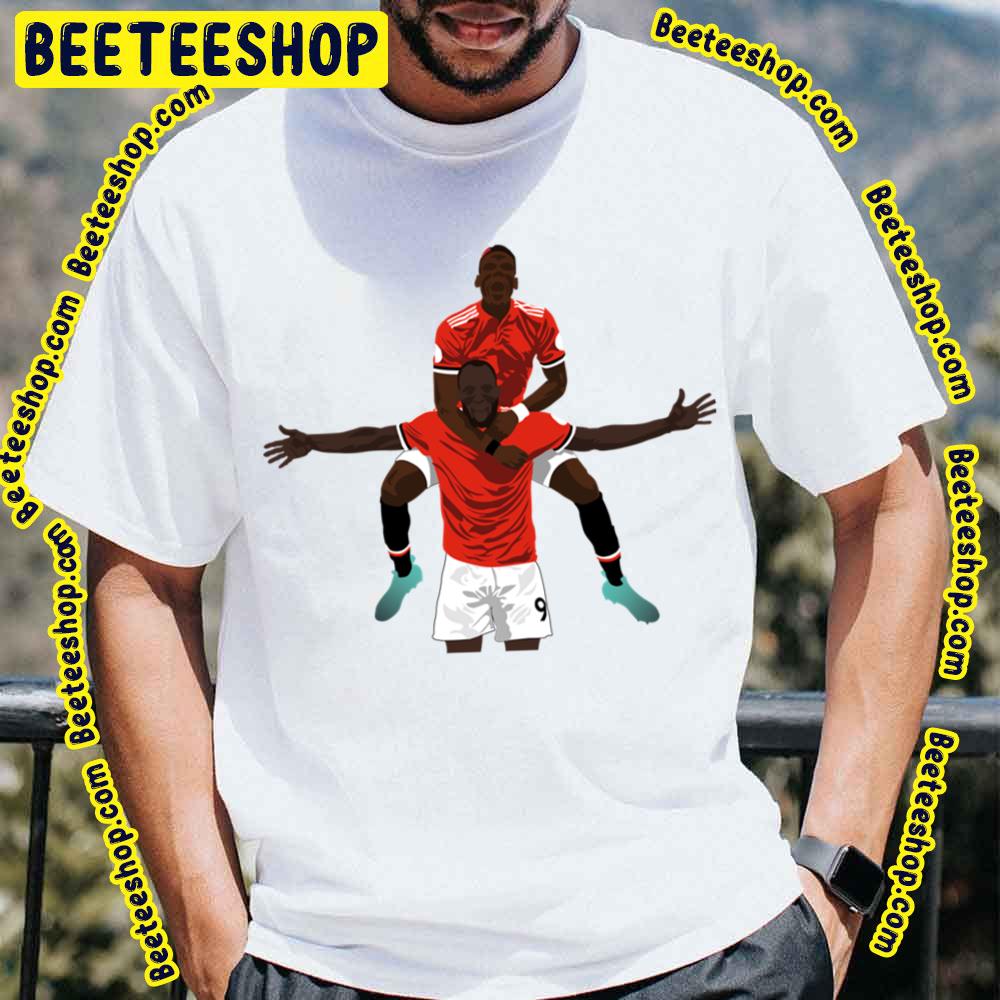 Pogba And Lukaku Football Artwork Trending Unisex T-Shirt Pogba And Lukaku Football Artwork Trending Unisex T-Shirt