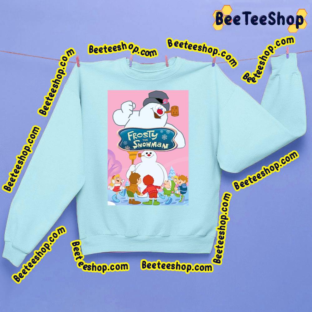 Poster Of Frosty The Snowman (1969) Unisex Shirt Poster Of Frosty The Snowman (1969) Unisex Shirt