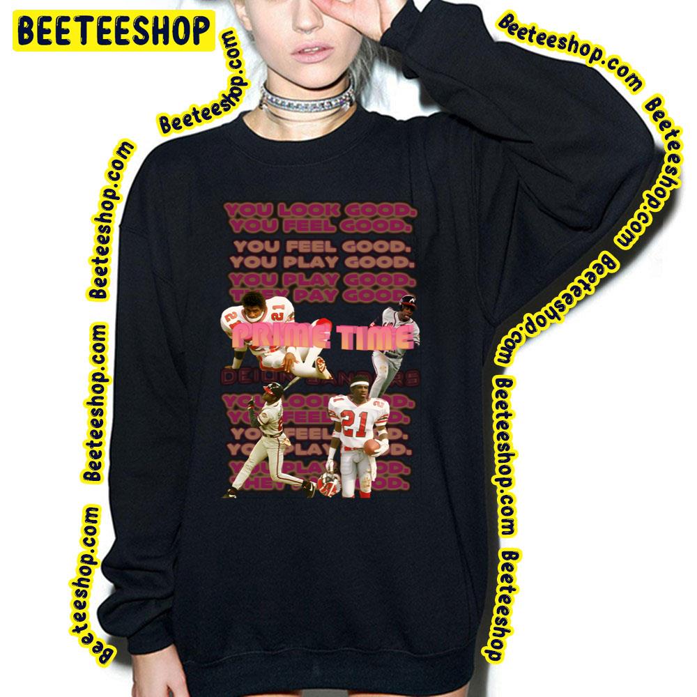 Prime Time Deion Sanders Vintage Retro Art Football Trending Unisex Sweatshirt Prime Time Deion Sanders Vintage Retro Art Football Trending Unisex Sweatshirt