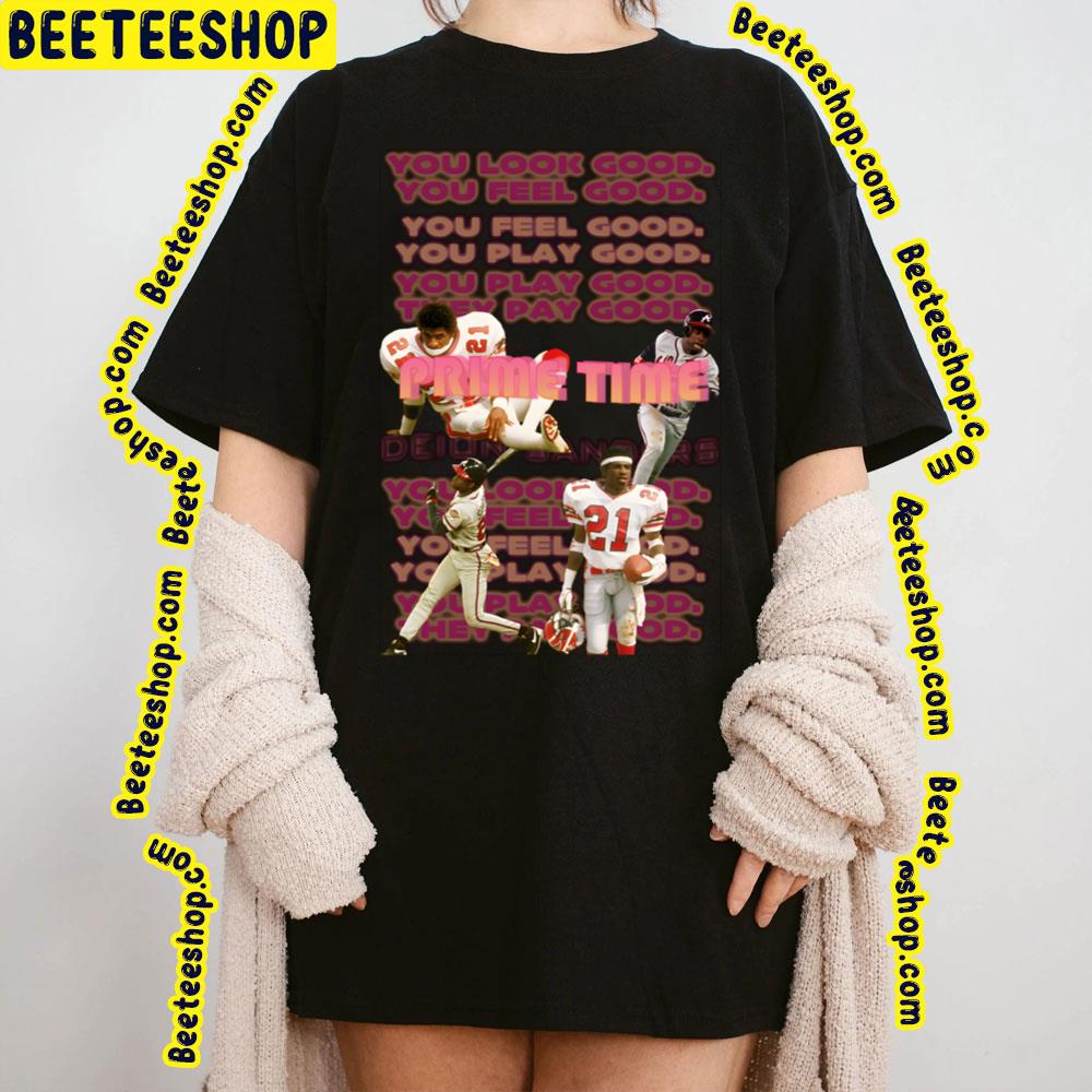 Prime Time Deion Sanders Vintage Retro Art Football Trending Unisex Sweatshirt Prime Time Deion Sanders Vintage Retro Art Football Trending Unisex Sweatshirt