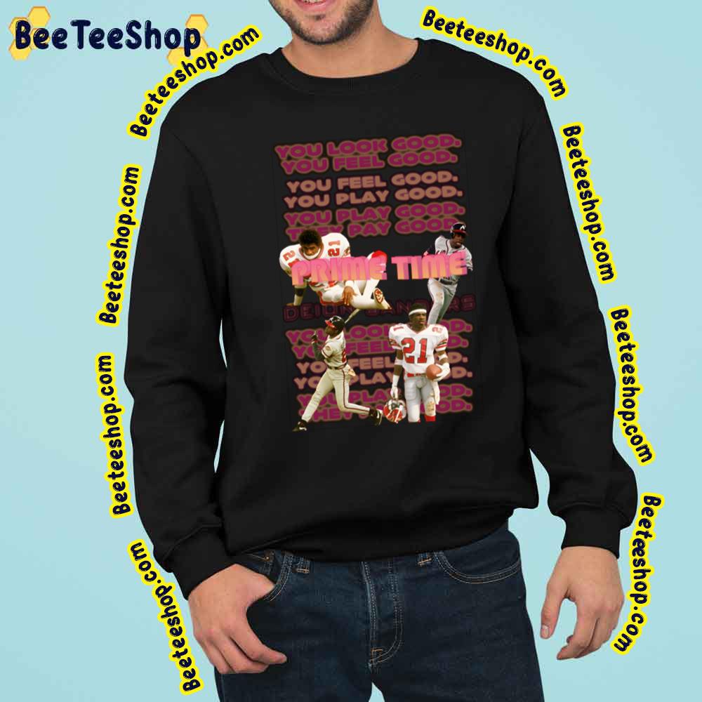 Prime Time Deion Sanders Vintage Retro Art Football Trending Unisex Sweatshirt Prime Time Deion Sanders Vintage Retro Art Football Trending Unisex Sweatshirt