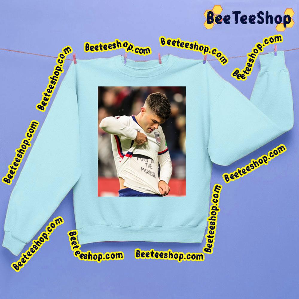 Pulisic Man In The Mirror Us Trending Unisex Sweatshirt Pulisic Man In The Mirror Us Trending Unisex Sweatshirt