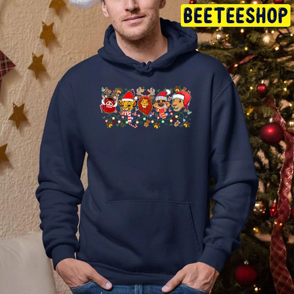 Pumbaa Simba Mufasa Timon Lion King Christmas Trending Unisex Hoodie Pumbaa Simba Mufasa Timon Lion King Christmas Trending Unisex Hoodie